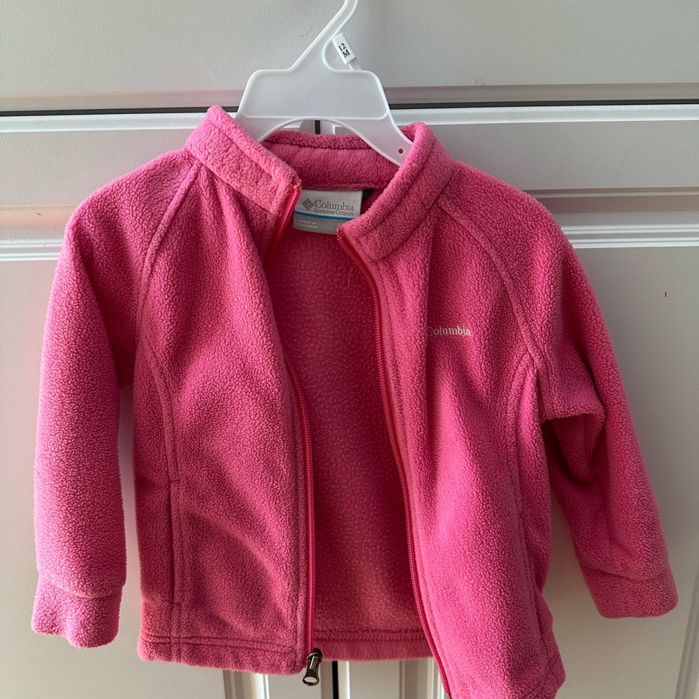 Columbia Pink Fleece Jacket